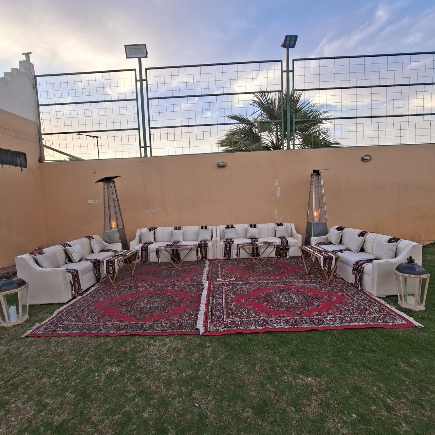 مخيم تراثي أو بيت شعر وجلسة خارجية في الرياض — لقطة أرشيفية 7 من أعمال لمسه ذوق في الرياض