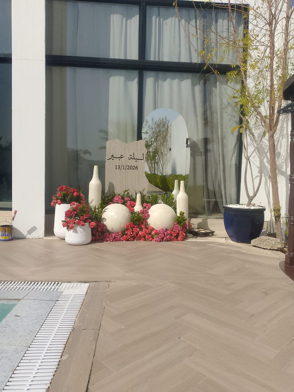 تجهيز افتتاح محل أو مدخل فعالية تجارية في الرياض — لقطة أرشيفية 10 من أعمال لمسه ذوق في الرياض