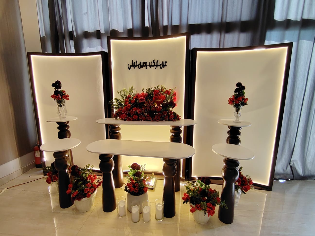 تجهيز افتتاح محل أو مدخل فعالية تجارية في الرياض — لقطة أرشيفية 13 من أعمال لمسه ذوق في الرياض