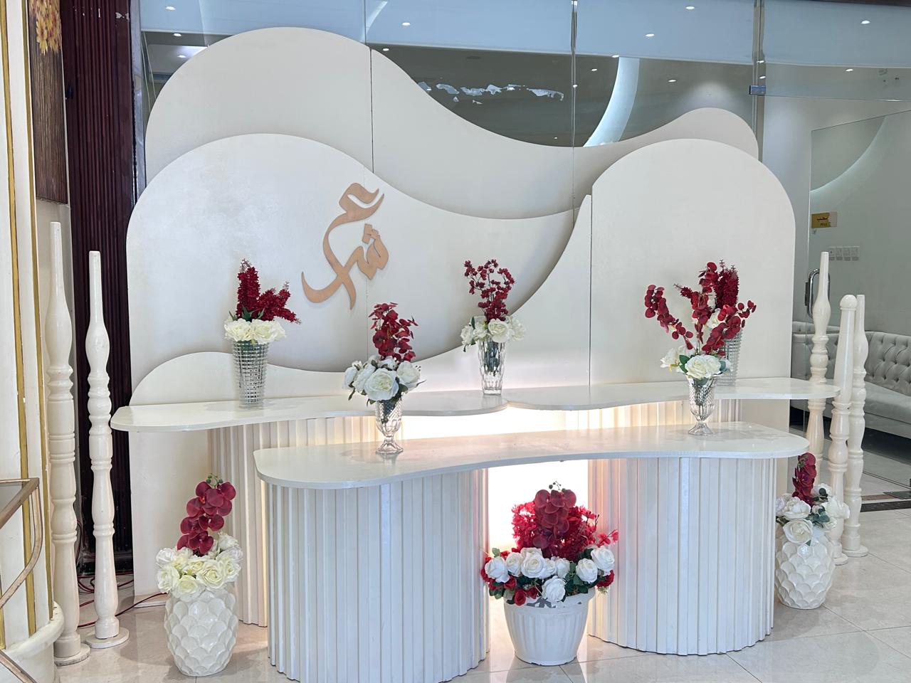 تجهيز افتتاح محل أو مدخل فعالية تجارية في الرياض — لقطة أرشيفية 9 من أعمال لمسه ذوق في الرياض