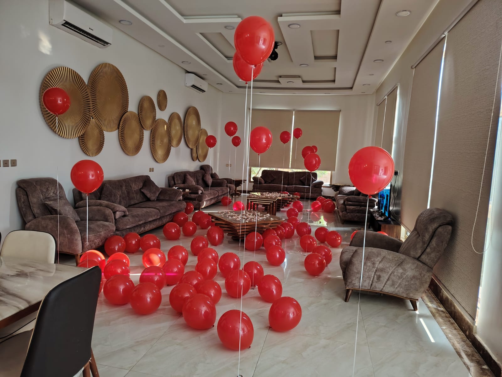 مدخل قاعة أو استقبال ضيوف وتجهيز أفراح في الرياض — لقطة أرشيفية 11 من أعمال لمسه ذوق في الرياض